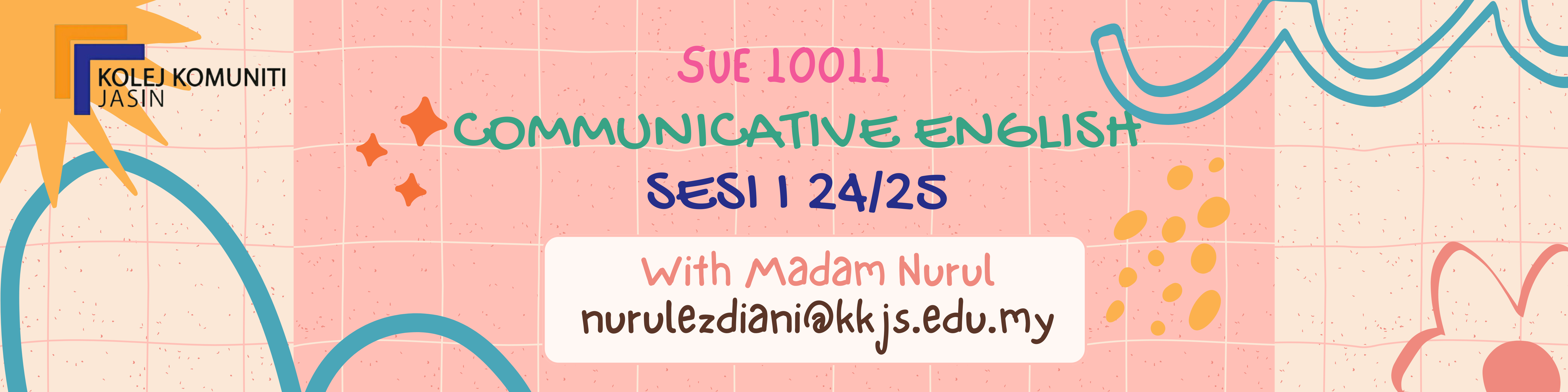 SUE10011 COMMUNICATIVE ENGLISH SESI I 24/25