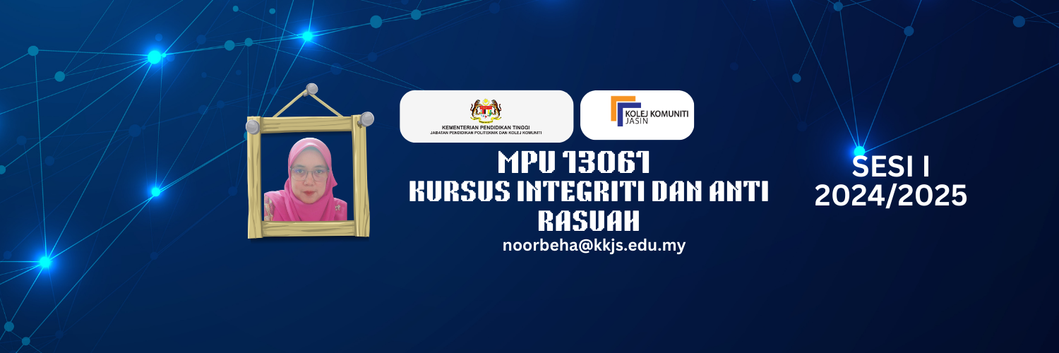 MPU13061 INTEGRITI DAN ANTIRASUAH