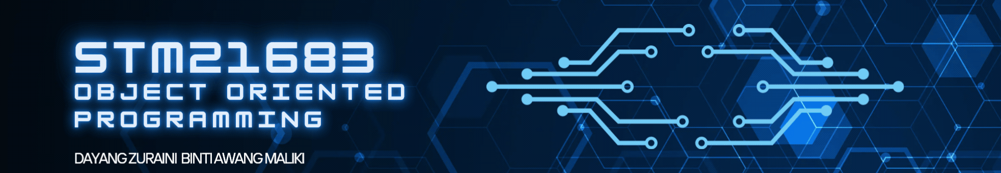 STM21683 OBJECT ORIENTED PROGRAMMING