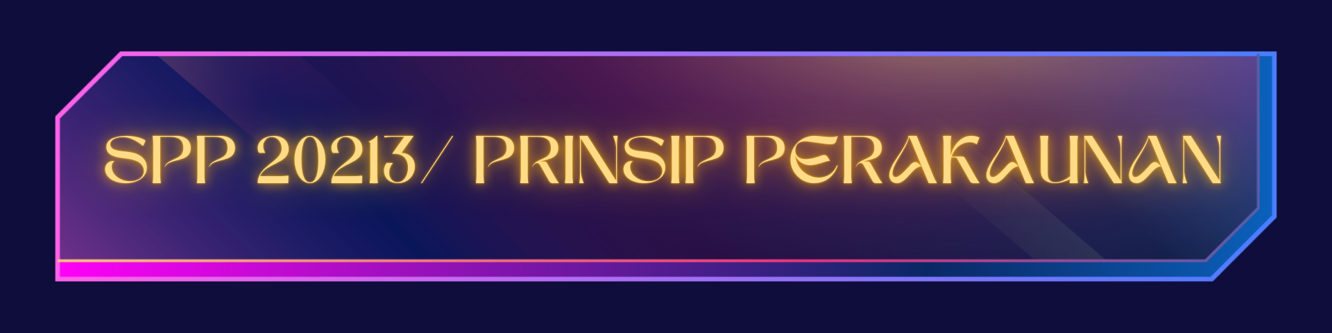 SPP 20213 PRINSIP PERAKAUNAN