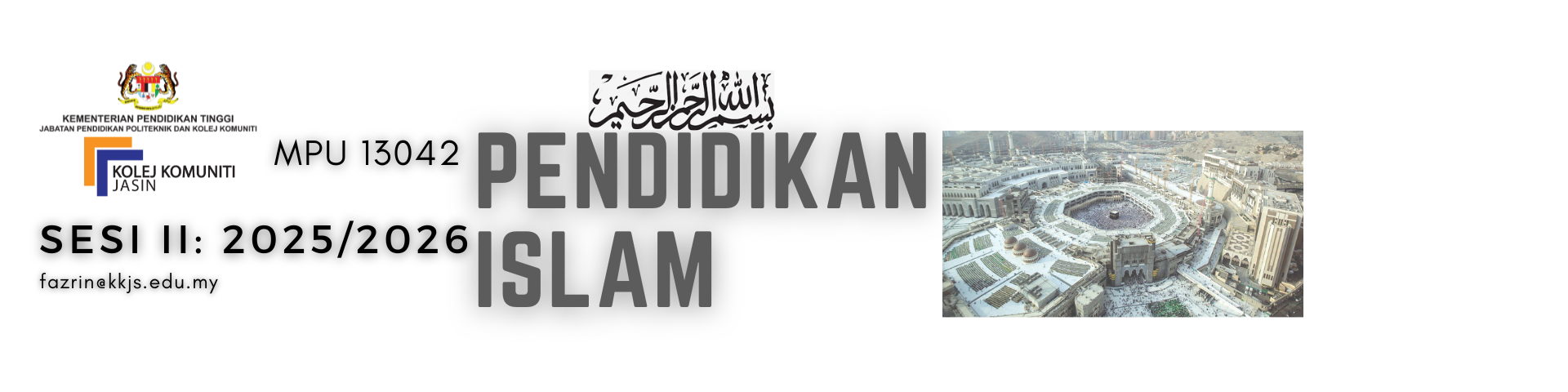 MPU13042 PENDIDIKAN ISLAM 