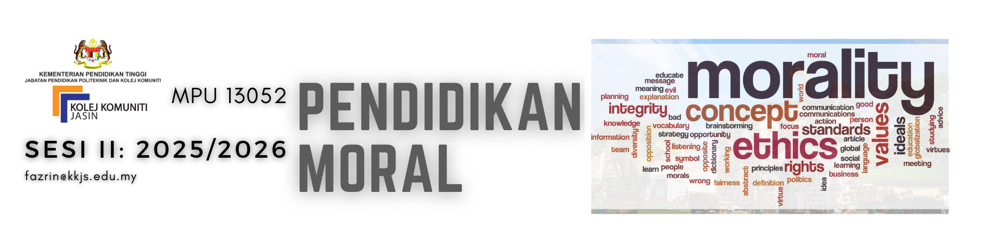 MPU13052 PENDIDIKAN MORAL