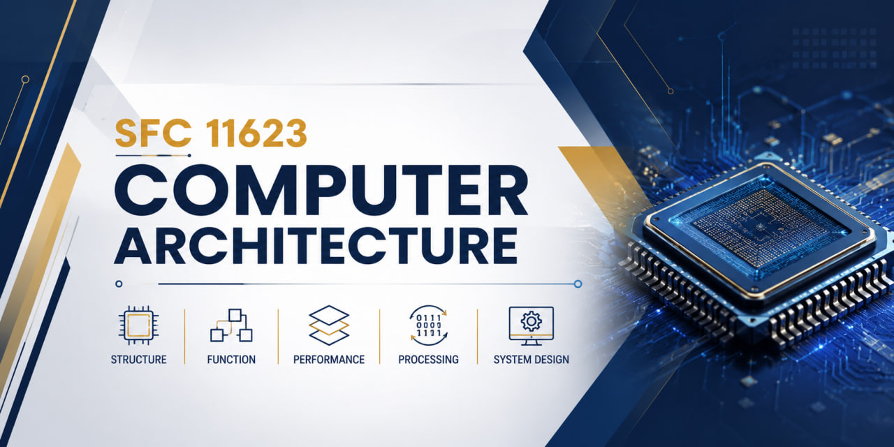 SFC 11623 COMPUTER ARCHITECTURE