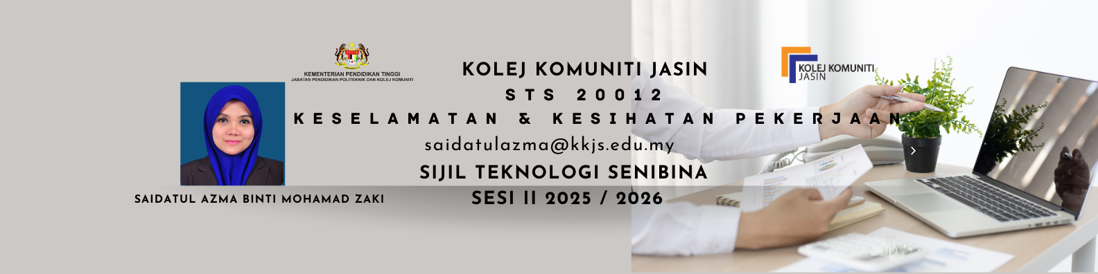 STS20012 KESELAMATAN DAN KESIHATAN PEKERJAAN