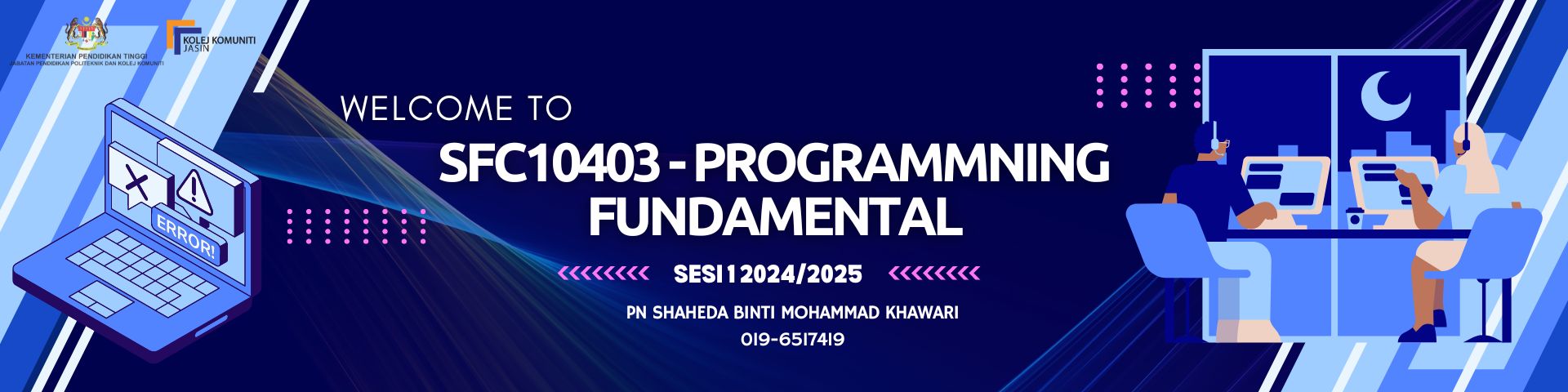 SFC10403 PROGRAMMING FUNDAMENTAL